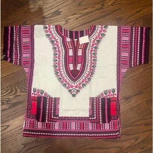 New Dashiki Loose Fitted West African Tunic